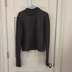 Ann Taylor Charcoal Knit Top